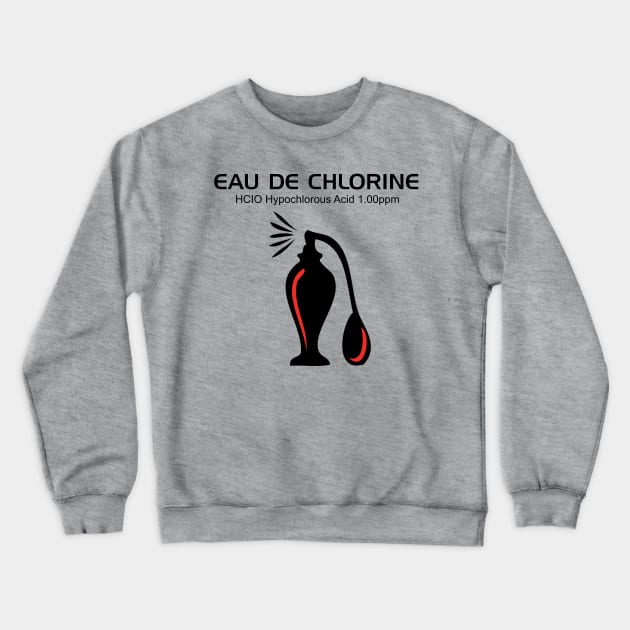 Eau de Chlorine Crewneck Sweatshirt by Swimtees